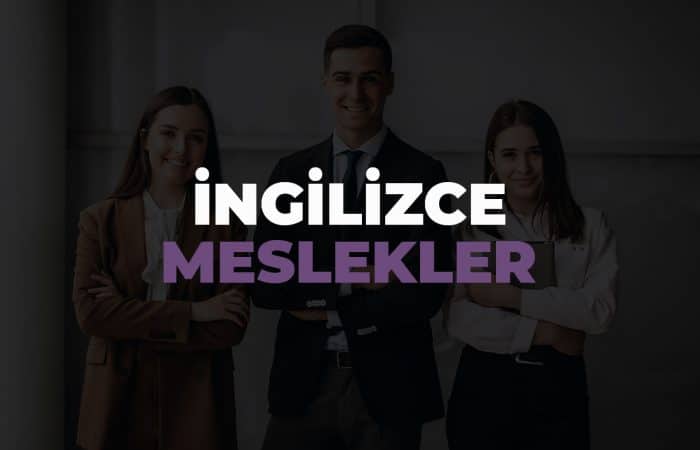 İngilizce Meslekler