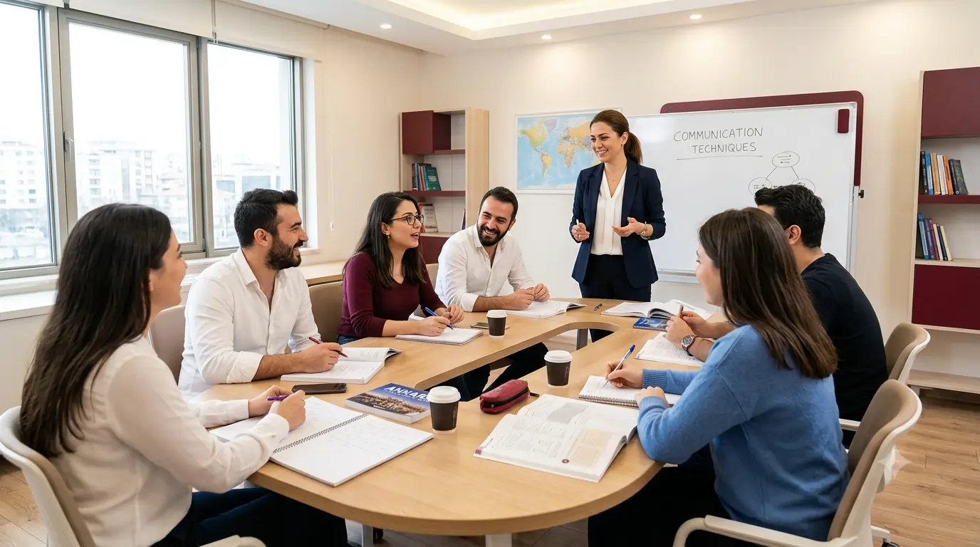 Ankara ingilizce kursu - Active English uzman eğitmenli sınıf