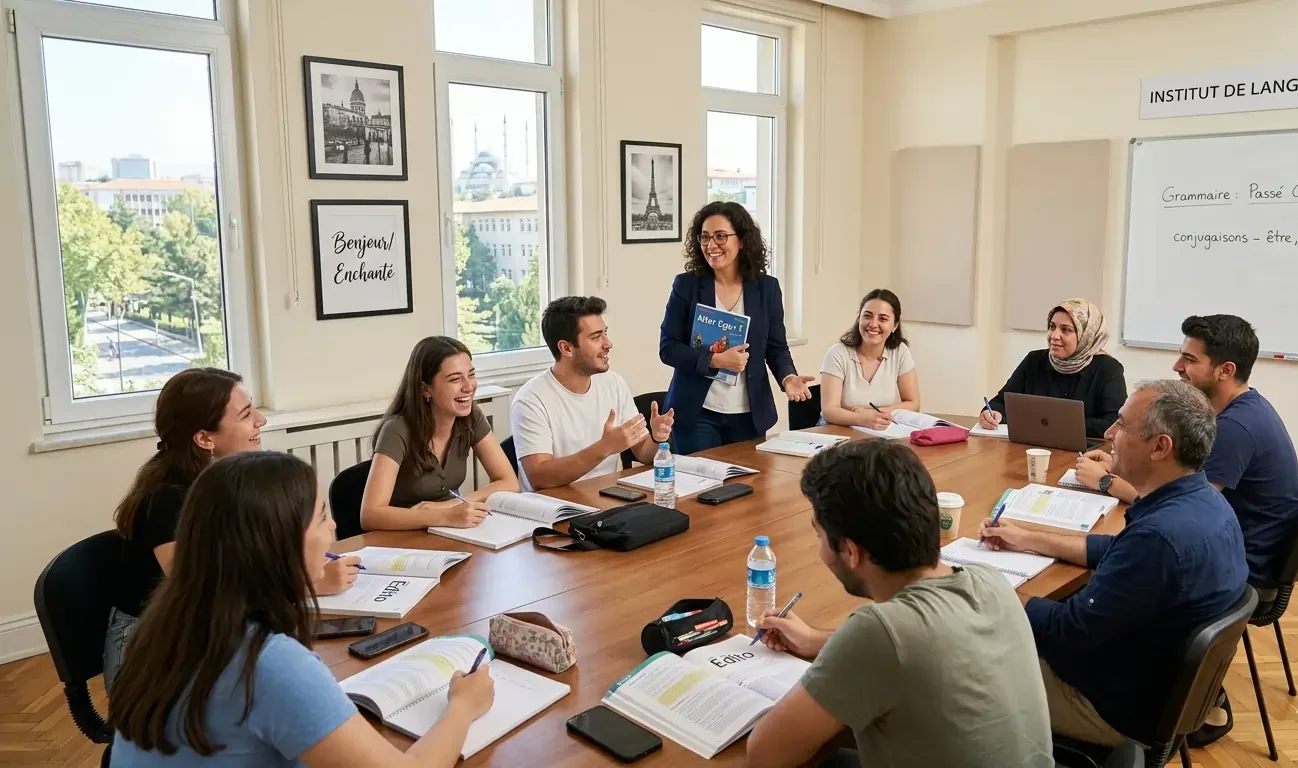 Bahçelievler Fransızca kursu Active English sınıf ortamı