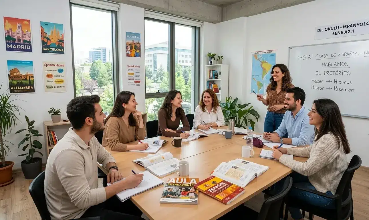 Bahçelievler İspanyolca kursu Active English sınıf ortamı