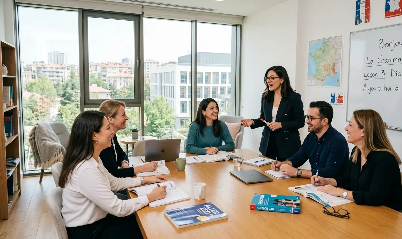 Çayyolu Fransızca kursu Active English sınıf ortamı