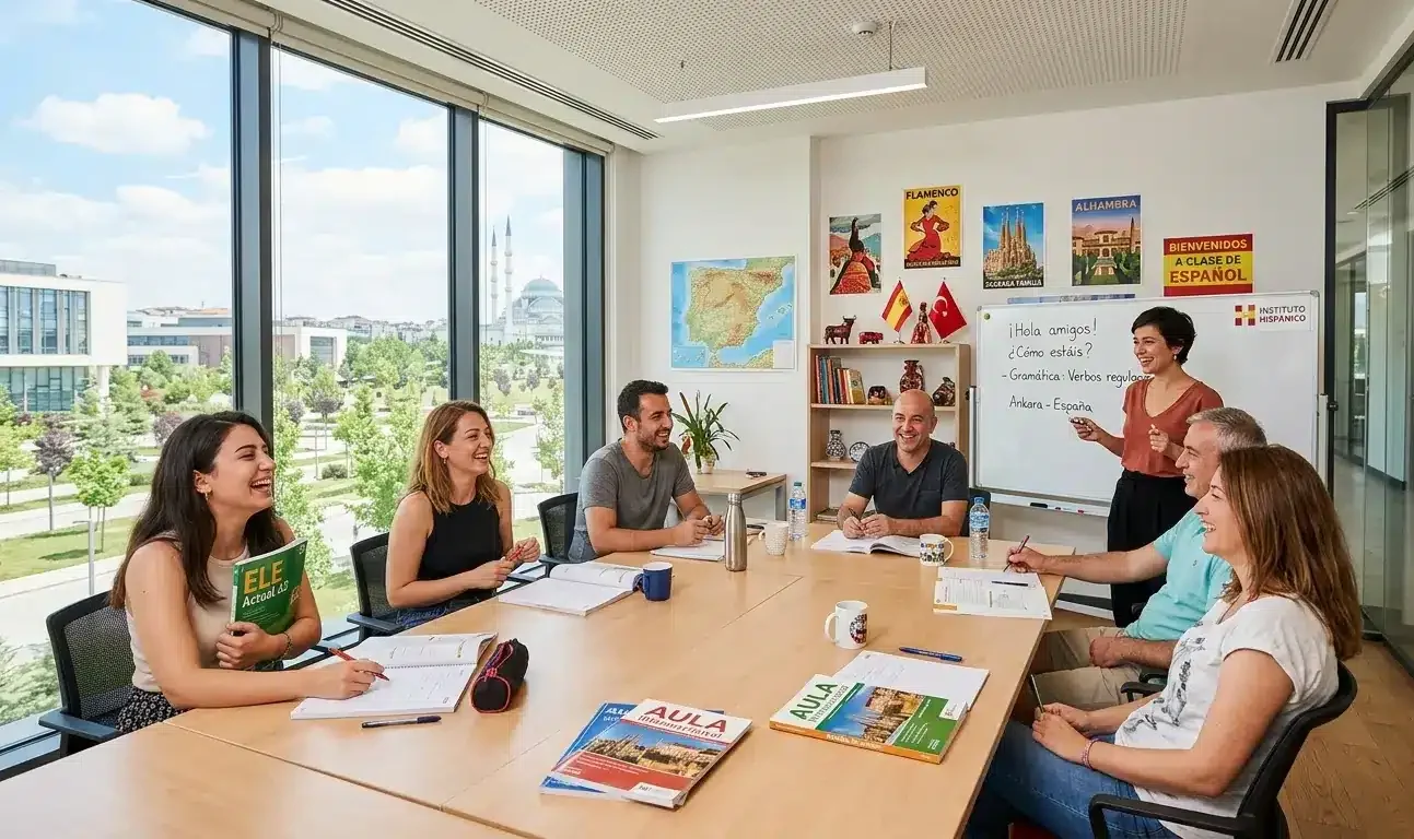 Çayyolu İspanyolca kursu Active English sınıf ortamı