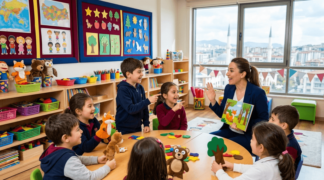 çocuklar için ingilizce kursu active english ankara
