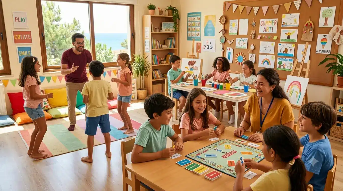 İngilizce yaz okulu - Active English çocuklar için yaz programı