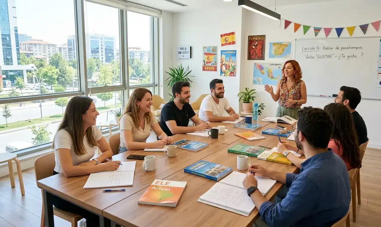Kızılay İspanyolca kursu Active English sınıf ortamı